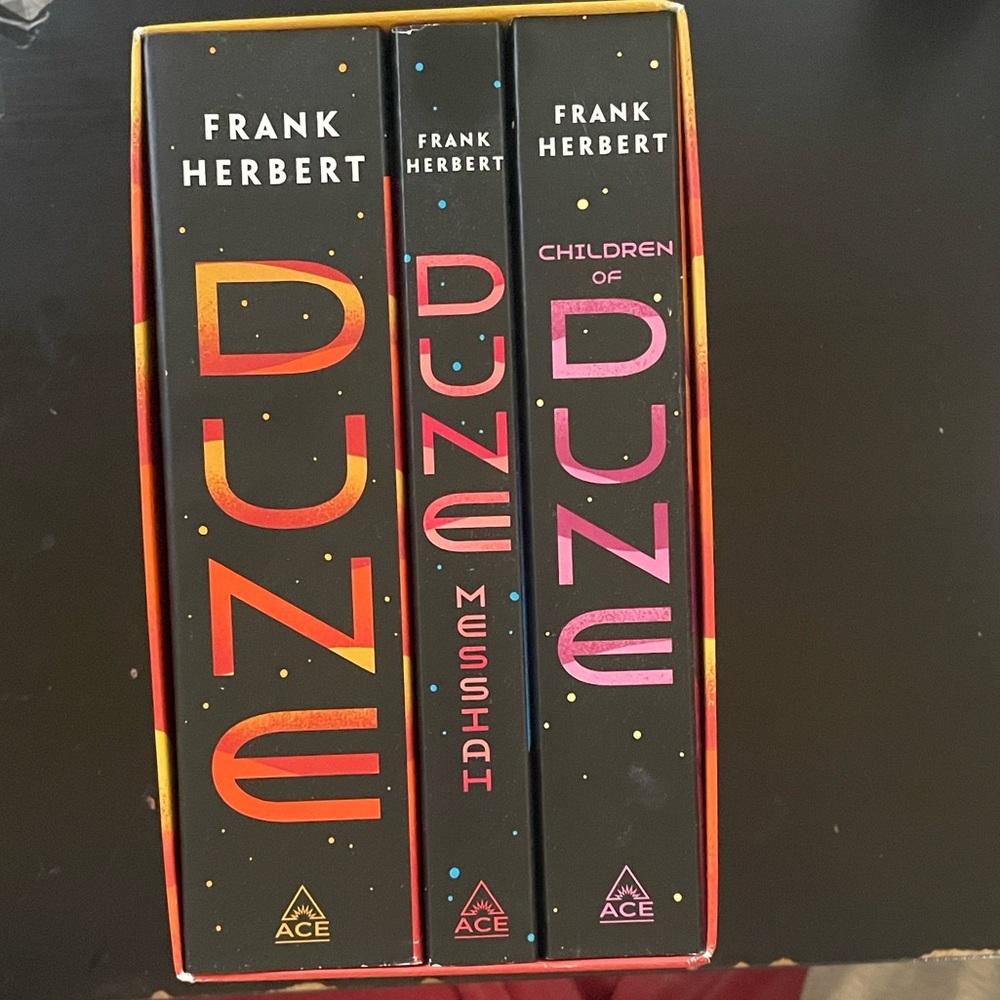 Dune Trilogy Book Set by Frank Herbert